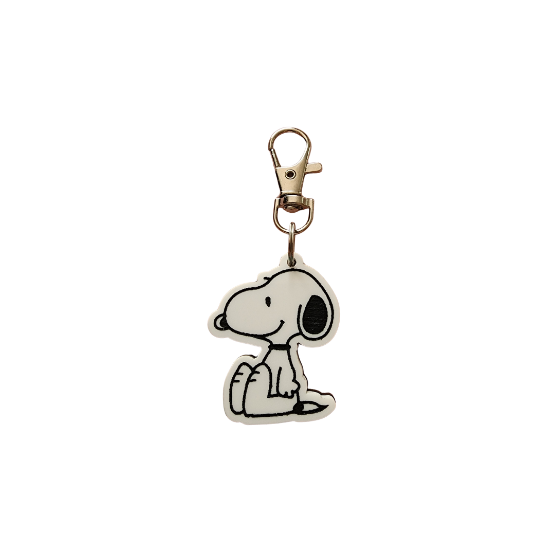 Placa ID Cute Snoopy
