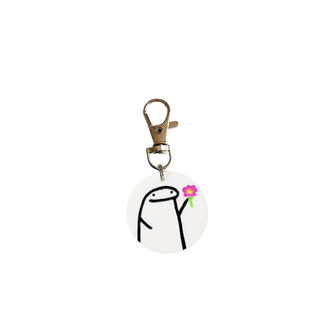 Placa ID Flork Flower