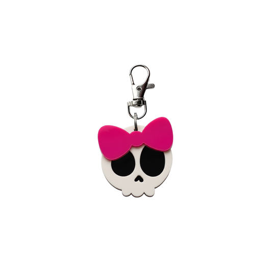 Placa ID Calavera Girl