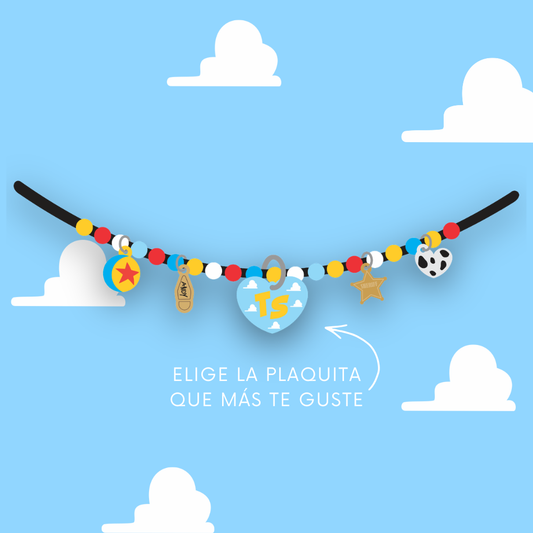 Collar + Placa Toy Story