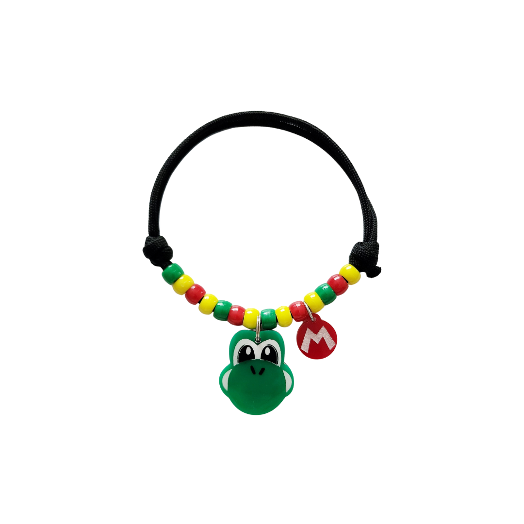 Collar + Placa ID Mario Bros