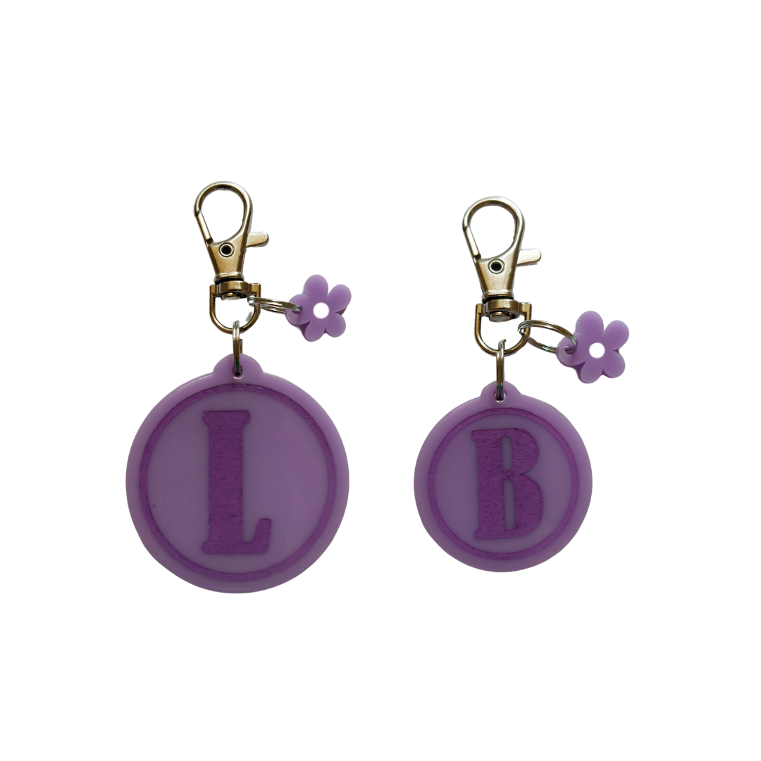 Kit Placa ID + Llavero Letras