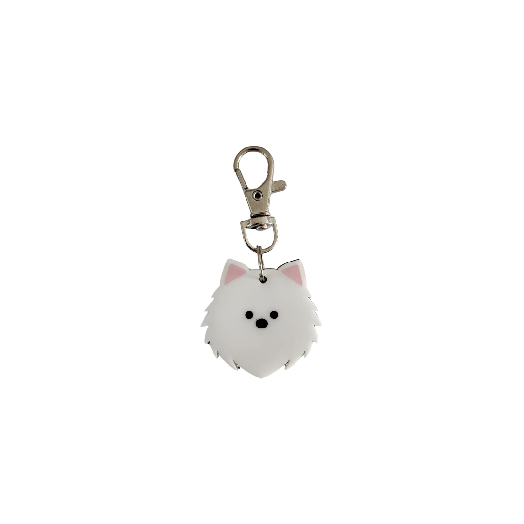 Placa ID Pomeranio Blanco