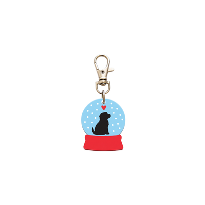 Placa ID Xmas Dog Ball