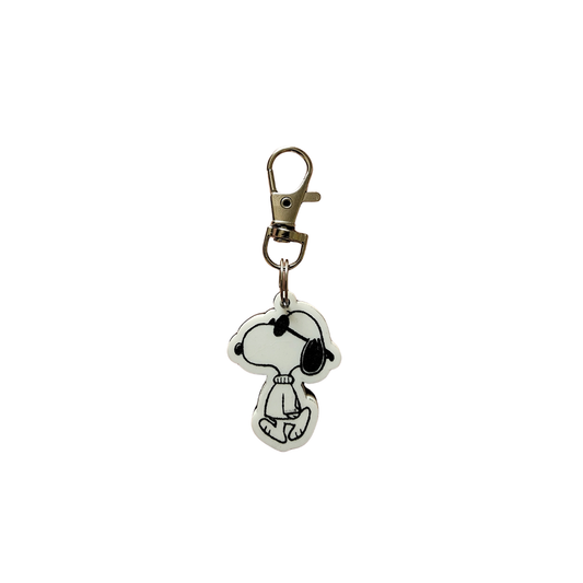 Placa ID Snoopy Glasses